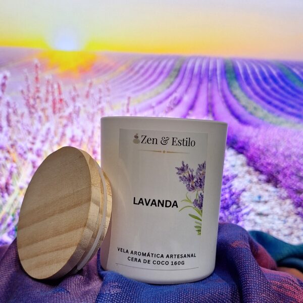 Vela Aromática Lavanda Zen 160g - Image 2